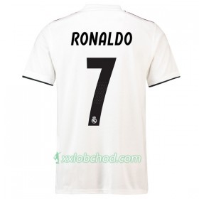 Fotbalové dresy Real Madrid Ronaldo 7 Domácí Dres 2018/19 Krátký Rukáv